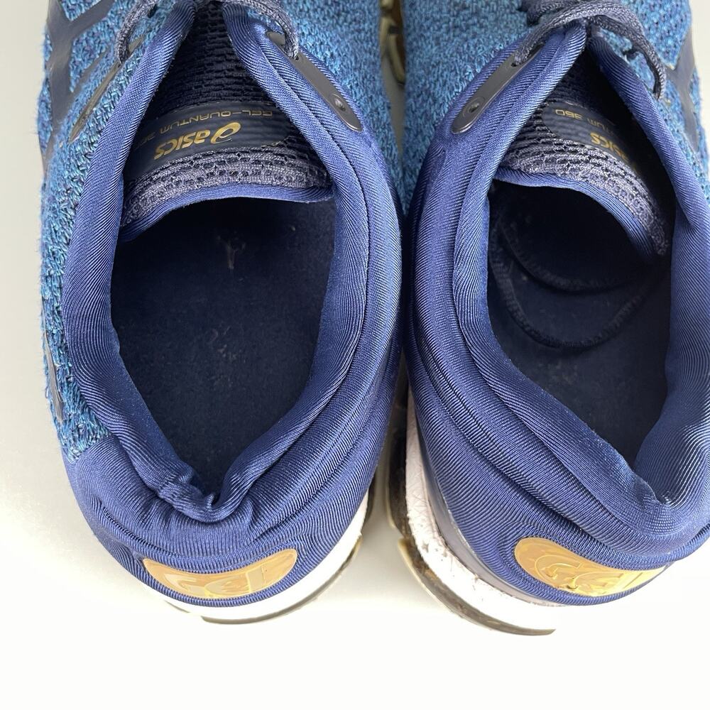 Asics Gel Quantum 360 Men’s Size 13 Blue Knit Mesh Running Sneakers Casual Shoes - Picture 8 of 9